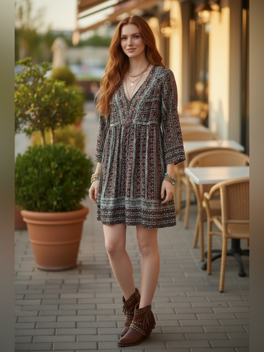 Maeve Naomi Embroidered
Tunic Mini Dress-NWT-Small